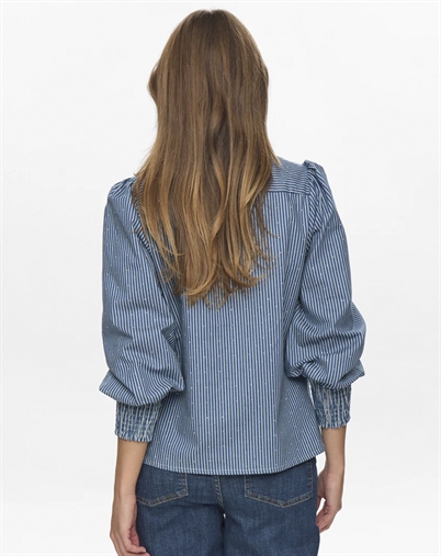 Nümph - NUEmilie Skjorte - Medium Blue Denim